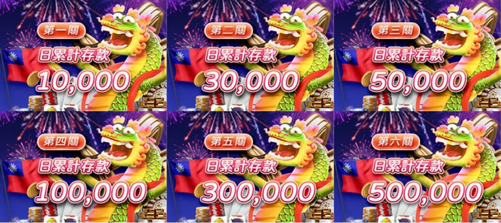 TU娛樂城歡慶國慶，獎金送不停