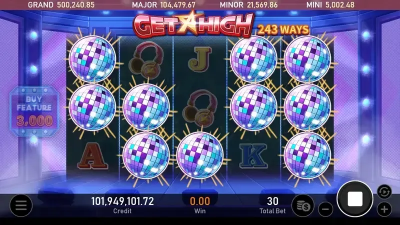 嗨起來老虎機遊戲畫面