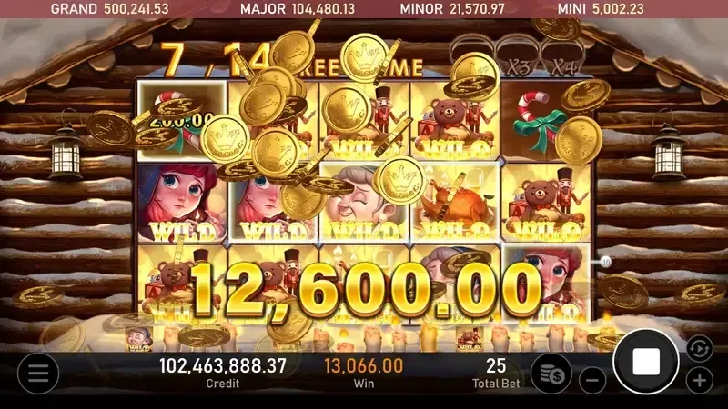 賣火柴的小女孩-遊戲爆金幣畫面